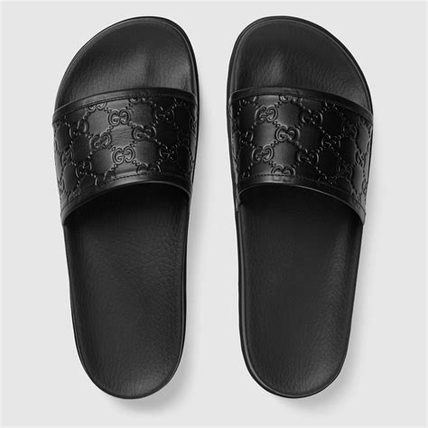 gucci slides men bottom|Gucci slides men real.